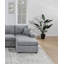 Superbe ensemble modulaire 2 pièces couleur brouillard en velours côtelé LAF et RAF-945087442