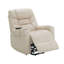 Fauteuil inclinable électrique en cuir ivoire Ai