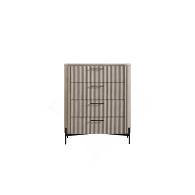 Commode 4 tiroirs - Taupe