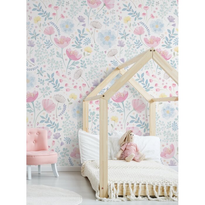 House of Hampton® Lima Whimsy Textured Peel and Stick Wallpaper Panel ...