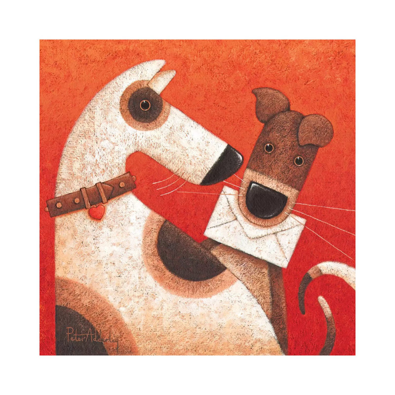 «You Got Got Mail» par Peter adderley - reproduction d'art sur toile tendue, H 12 po x l 12 po x P 0,75 po