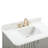 Blakely 36" Free Standing Single Bathroom Vanity with Quartz Top-92319983-92319982