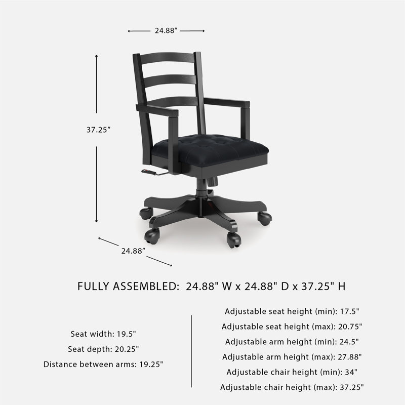 Huldah Home Office Desk Chair