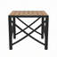Table de bout d'extérieur carrée 18,9 po
