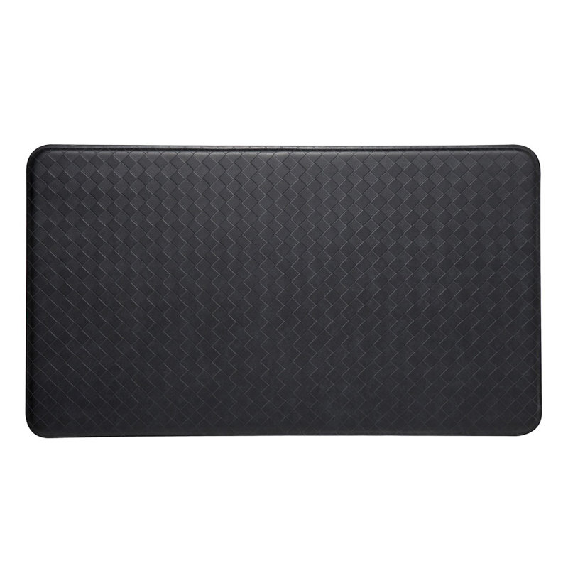 Tapis anti-fatigue aidia, Rectangle 1 pi 8 pi x 3 pi, Noir