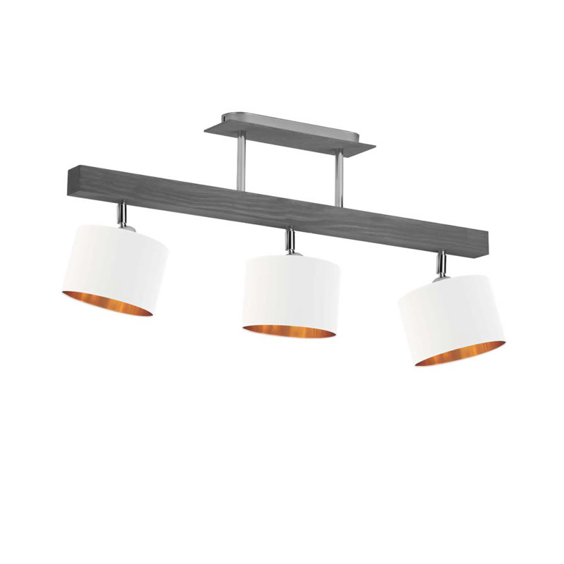 Fionn 3 - Light Kitchen Island Pendant, White, Grey