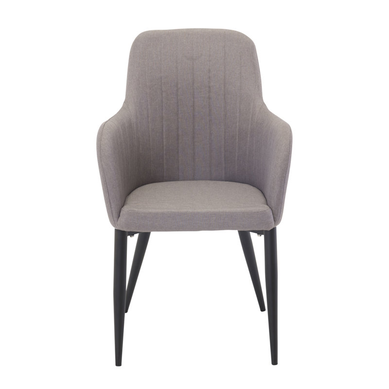 Nemeth 48.5cm H Polyester Blend Upholstered Armchair, Black