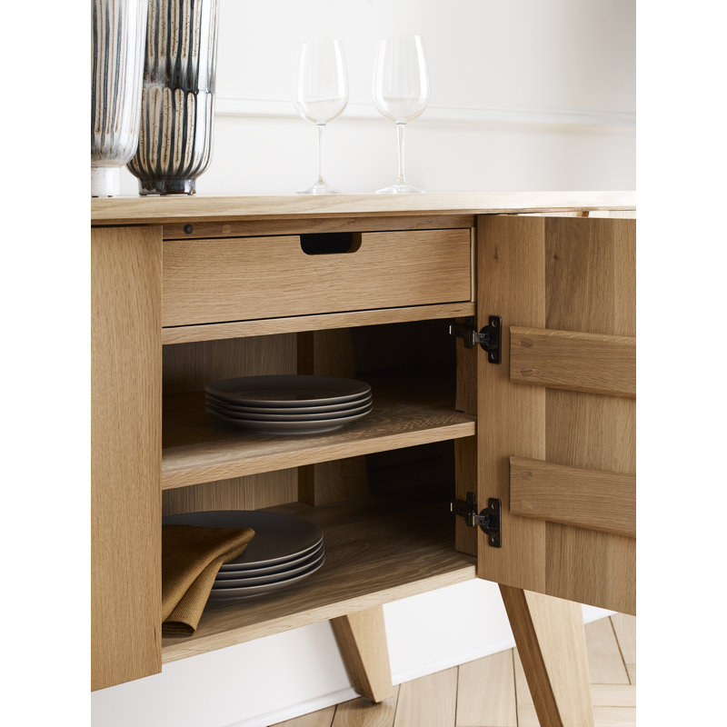 Portfolio120 Yarrow 70.5'' W Solid Wood Sideboard, Natural