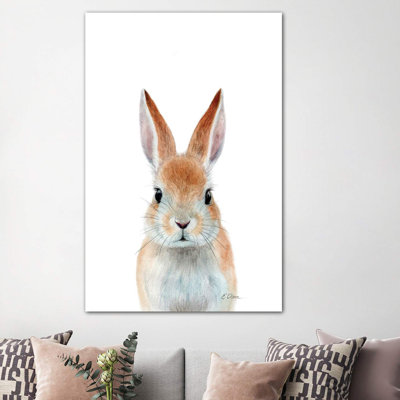 Rabbit Ears - Wrapped Canvas Painting