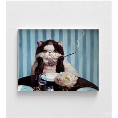 Reproduction d'affiche de salon de toilettage de chat, petit déjeuner chez Tiffanys, art mural petit déjeuner chez Tiffanys