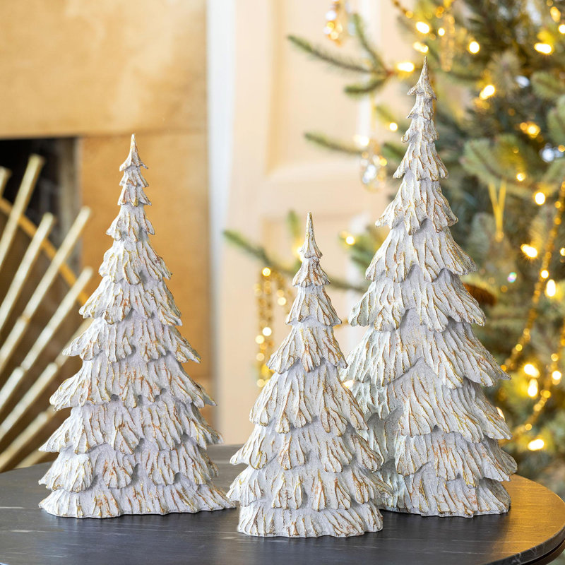 Snowy Tabletop Pine Tree, 11.75" H x 6" W x 5" D