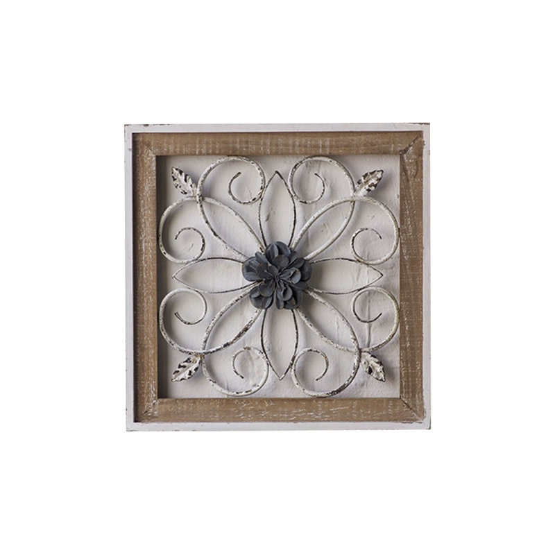 Retro Solid Wood Iron Wall Decor