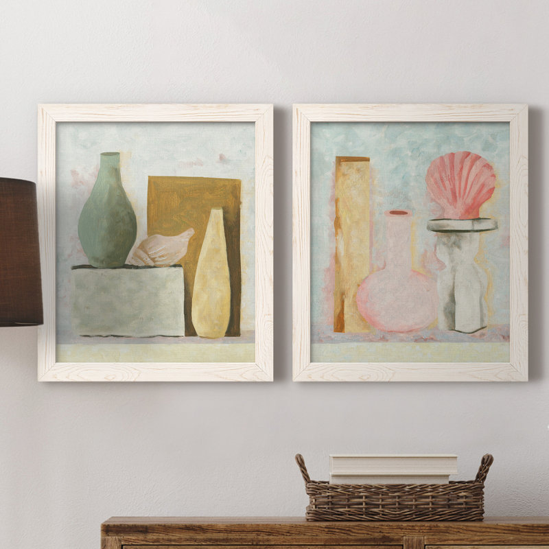 «Table Top Stills IV», ensemble de reproduction d'art sur toile, Toile blanche encadrée, H 20 po x l 17 po x P 1 po