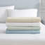 Ensemble de draps en coton percale bleu Martha Martha Skylands-115629691-115629694