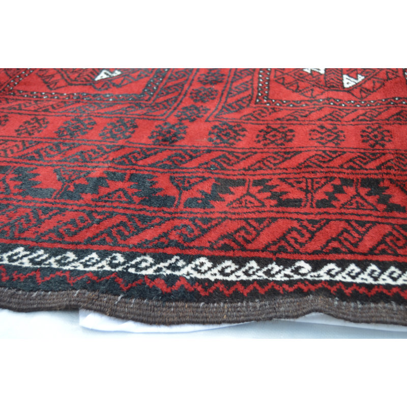 One-of-a-Kind 3'10" X 7'7" Hand Knotted Area Rug