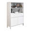 Ervil 98cm W Solid Wood Height -Adjustable Shelving Unit-726745263