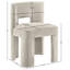 Chaise rembourrée en tissu performance velours Zuno-1930669835