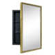 Haddison Recessed Framed Medicine Cabinet with Mirror and Adjustable Shelves