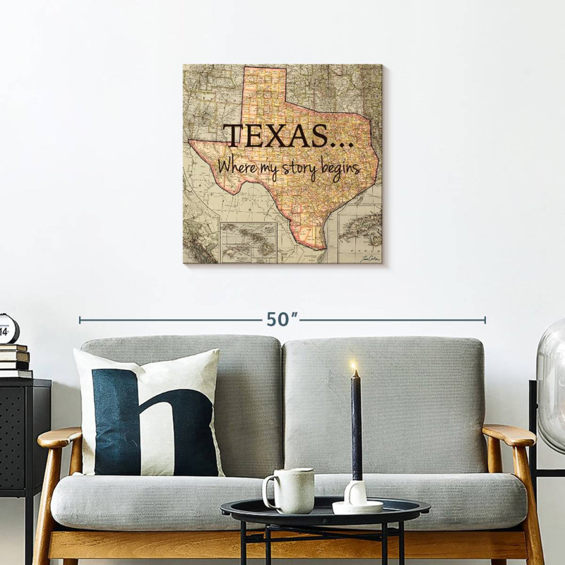 Tergel, Texas, My Story, H 24 po x l 24 po