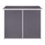 Arvyda 6ft W x 4ft D Plastic Pent Garden Shed