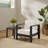 Magers Square Outdoor Aluminum and Tempered Glass Side Table-637100761