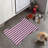 Magenta Streaks Pattern - 1 Piece Bone Shape Feeding Mat