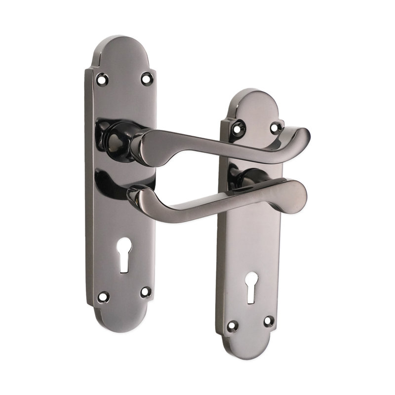 Oakley Lock Lever Handle Black Nickel