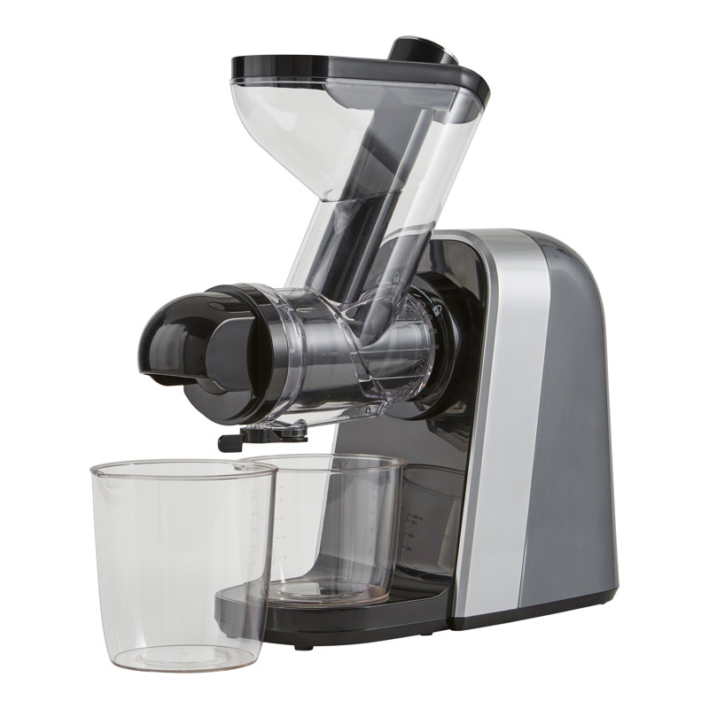 Omega Slow Masticating Juicer, BPA Free with Wide Mouth,  MM400, Grey