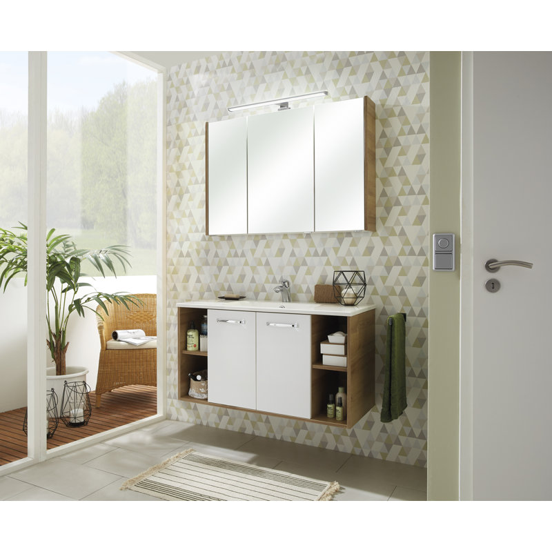Rovato 101cm Wall Mounted Vanity Unit
