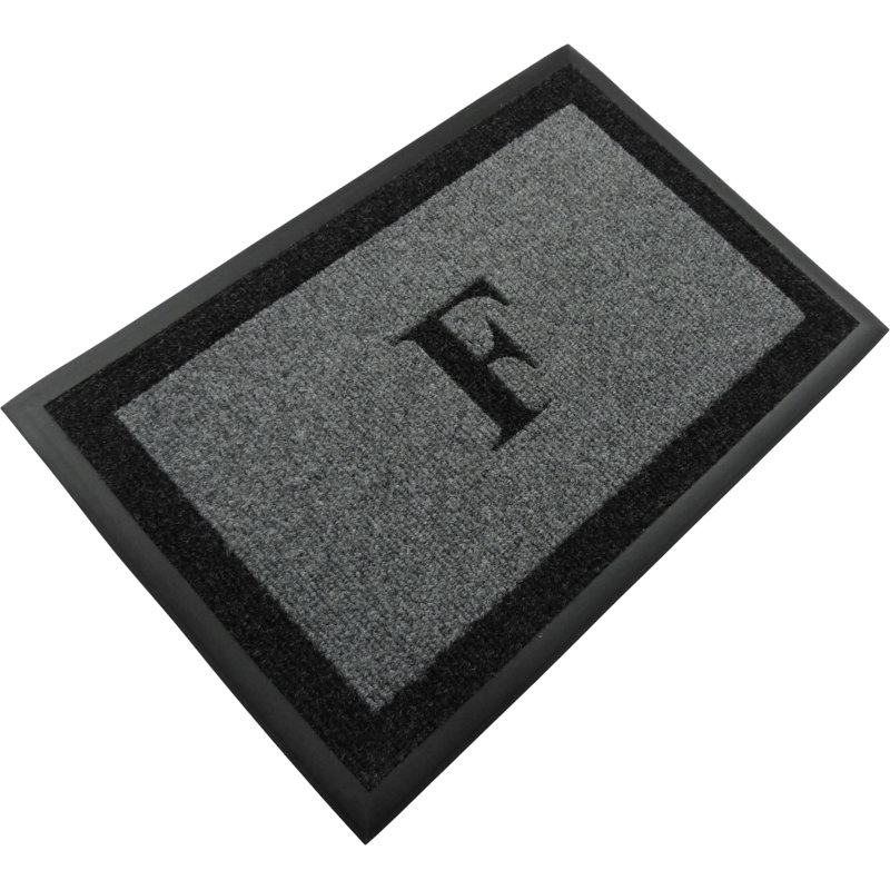 Tapis d'extérieur antidérapant Asai, Gris, F, l 24 po x L 36 po
