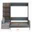 Murphy Bed Wall Bed With Sofa And Shelves-1839680357