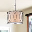 Luminaire suspendu tambour 3 lumières Weyant