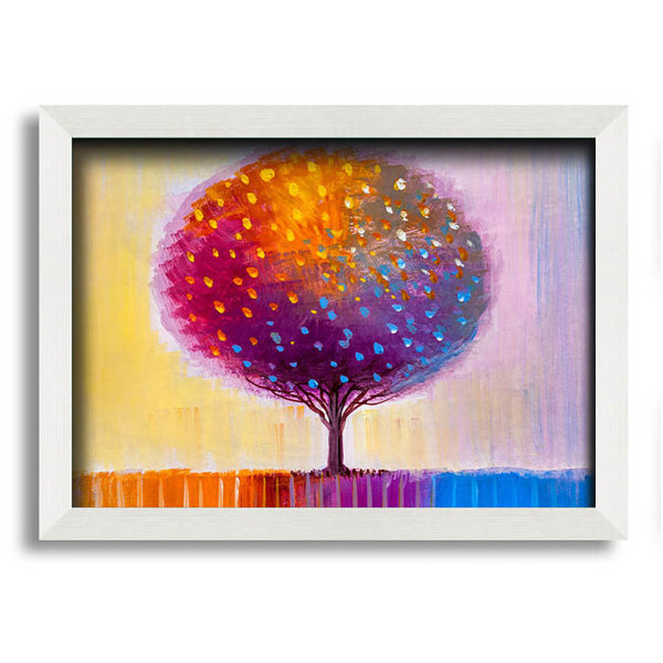Marlow Home Co. Stunning Round Tree Rainbow - Single Picture Frame ...