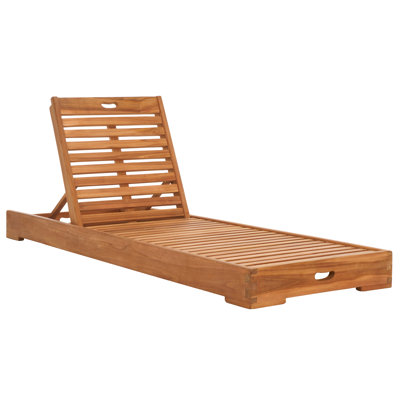Aberdeen Outdoor Teak Adjustable Chaise Lounge