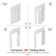 Compack 180 Degrees - Bi-Fold Door Hardware Kit, Folding Door Hardware Set, Commercial Grade Hinge System