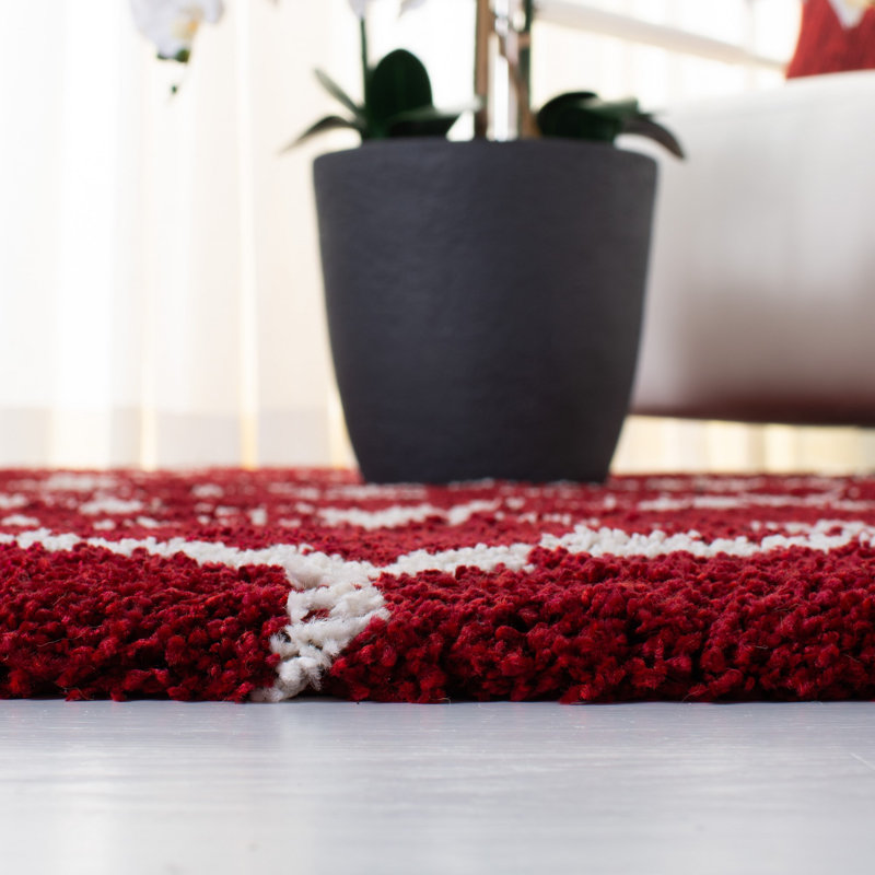 Tapis à poils longs Darrold Hudson, Rectangle 2 pi x 3 pi