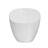 65" Freestanding Stone Resin Soaking Tub, Glossy White, High - Capacity Soaking, Easy To Clean Surface Solid Bathtub, Efficient Overflow Drain, Comfortable Spine Hugging Design
