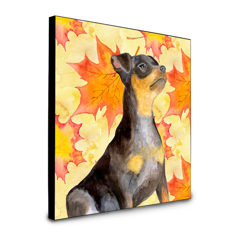 Panneau mural d’art Cannes, Pinscher miniature
