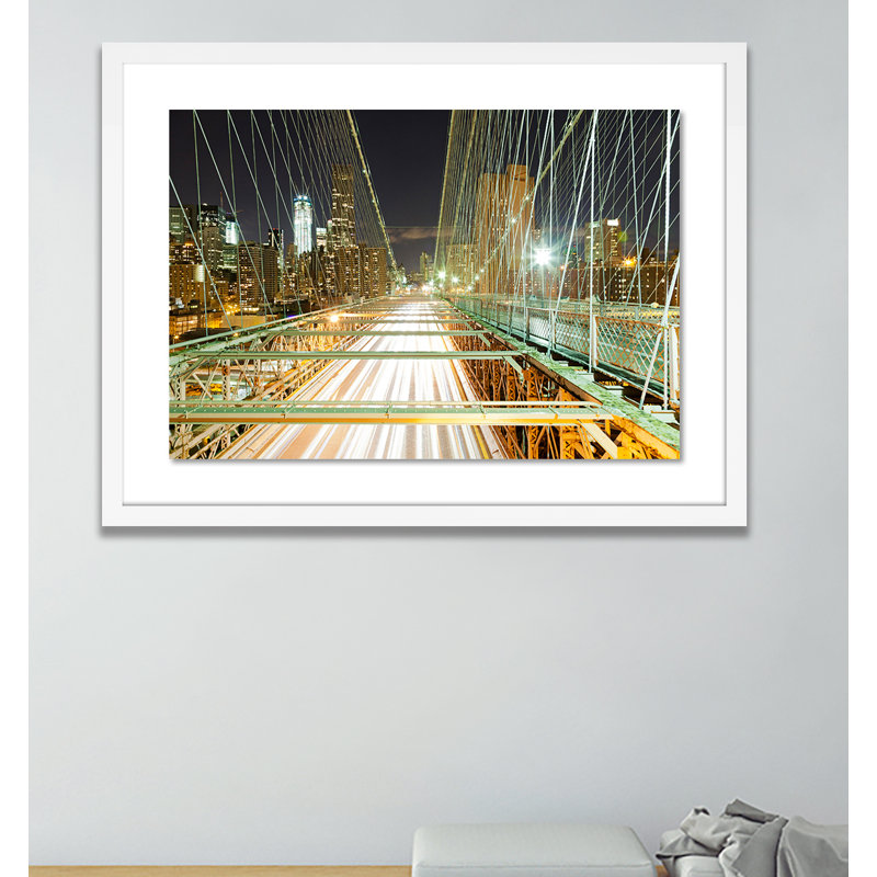 Zoom I Print by Jakob Wagner, White, 18" H x 24" W x 1.5" D