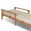 Topeka Outdoor Teak Chaise Lounge