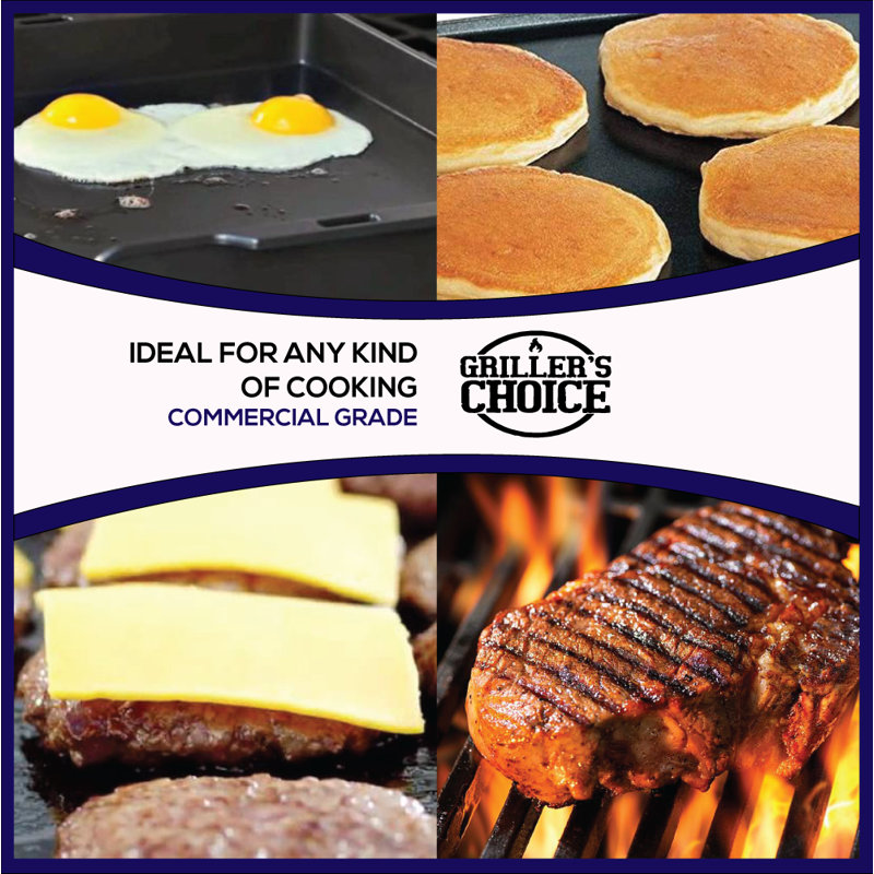 Griller's Choice Stainless Steel BBQ Griddle Spatula Set