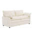 Causeuse rembourrée en fausse fourrure 67,7 po Winter-129155631