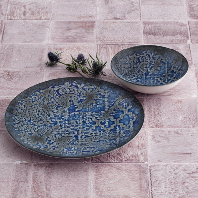 Piece Porcelain China Dinnerware Set - Service for 6