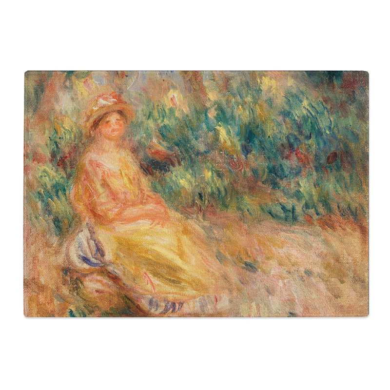 Woman by Pierre-Auguste Renoir Chopping Board, 20cm W x 28.5cm L