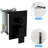 12 Inch Shower With Waterfall Tub Spout - Square Rain Head, Handheld, Oil-Rubbed Bronze, , -Balanced Valve, Wall Mounted, Easy Installation Bronze Spout, Rainfall Valve-121169295