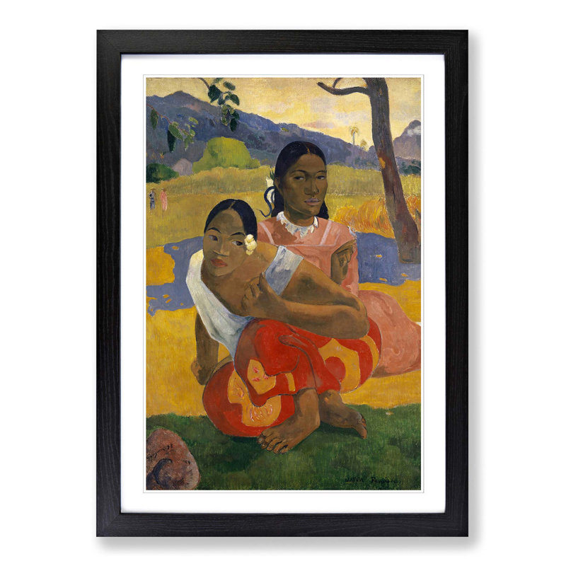 Paul Gauguin - Single Picture Frame Painting, Black