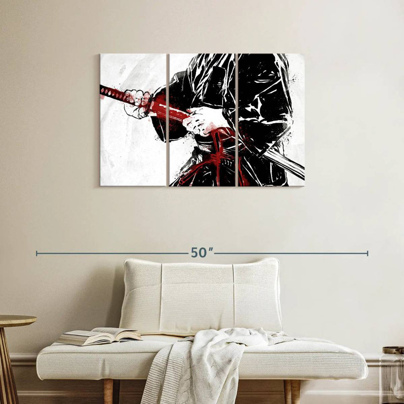 Sireci Katana Man, 24" H x 38" W