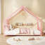 Lit de sol simple avec cadre de maison-133276356-133276361