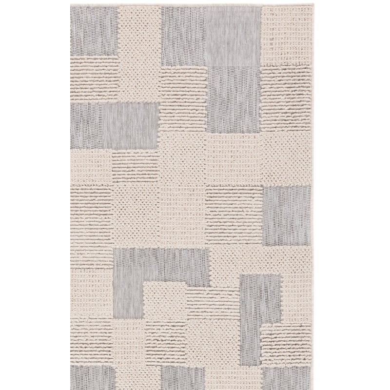 Tapis d'intérieur / extérieur Milos Performance Abstract, Rectangle 9 pi x 12 pi