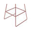 Caillier Upholstered Counter Stool with Metal Frame-2087429058